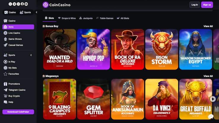 CoinCasino - non UK casino
