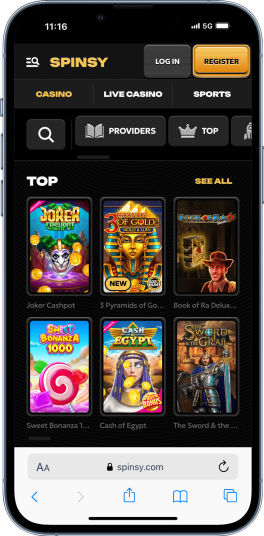 Spinsy Casino PayID