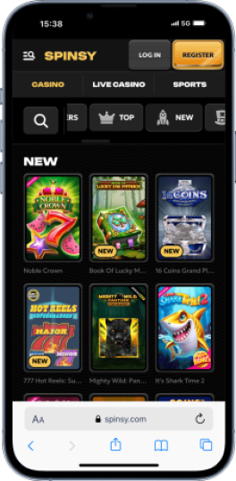 Spinsy Instant Withdrawal Casino AUS