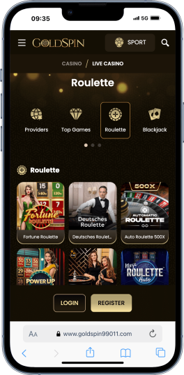 GoldSpin Casino roulette