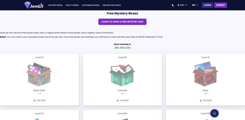 jemlit mystery box harry potter