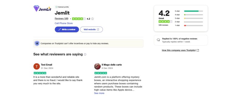 jemlit opinie trustpilot
