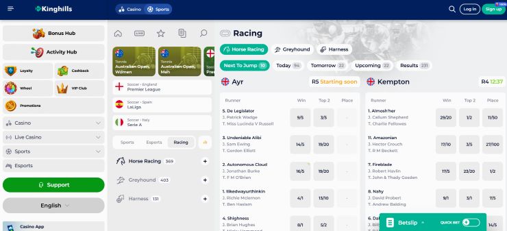 king hills - horse racing - grand national betting offers