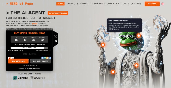 Homepage of MIND of Pepe