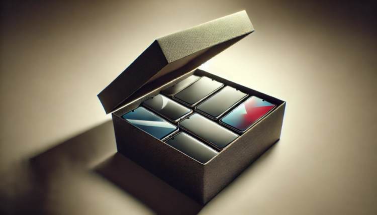 mystery box cu telefoane