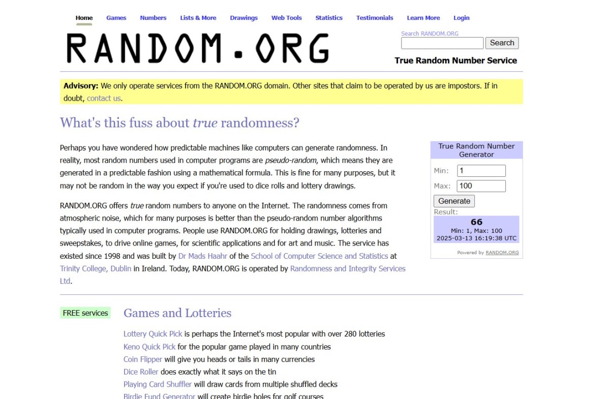 random.org