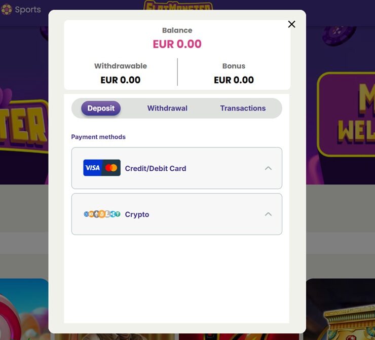 Monsterwin Casino měsíční bonus v Czech Republic