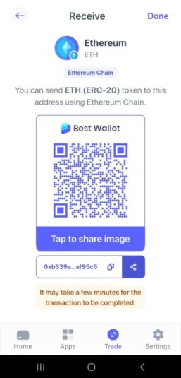 How to top up your crypto wallet