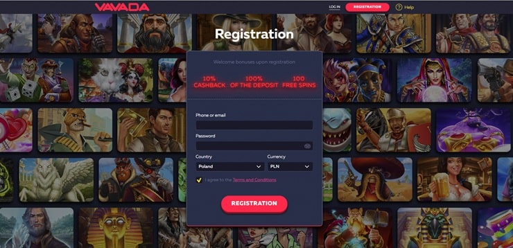 vavada casino sign up form-min