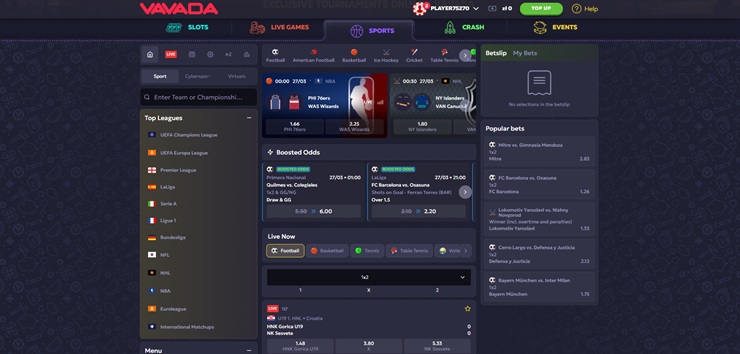 vavada sportsbook review