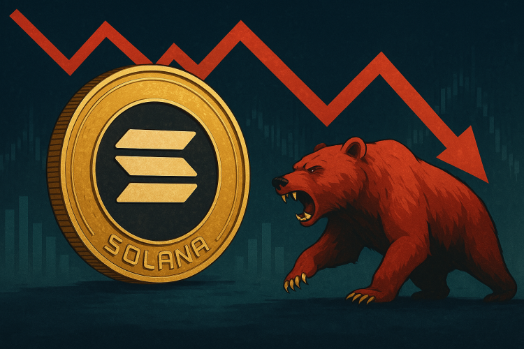 Solana koers bearish trend 2025