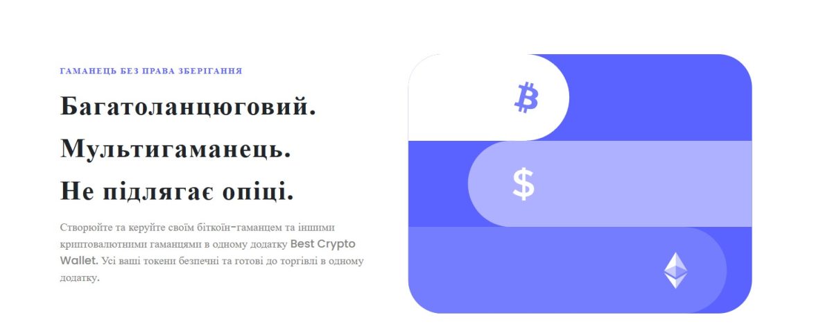 Основні функції Best Wallet