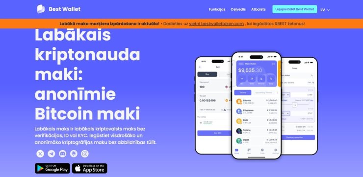 Best Wallet - ideāls kriptomaks iesācējiem