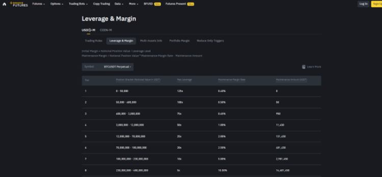 Binance Leverage & Margin