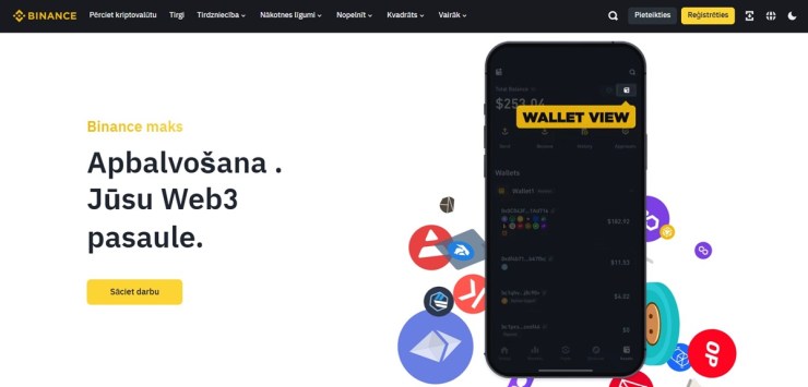 Binance Wallet - pašglabāšanas maks Web3 lietotnēm