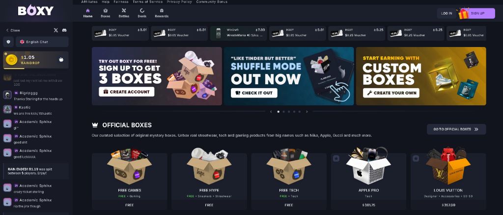 Boxy.gg стиль, азарт и подарки