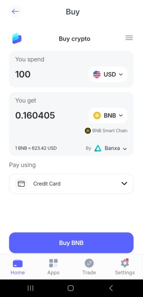 Buy $BNB on Best Wallet