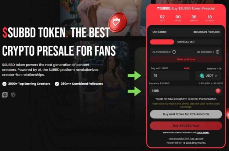 Buying SUBBD Token