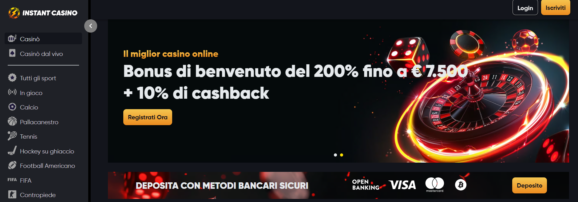 Casino senza autoesclusione - Instant Casino