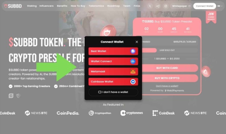 Connect Your Wallet to SUBBD