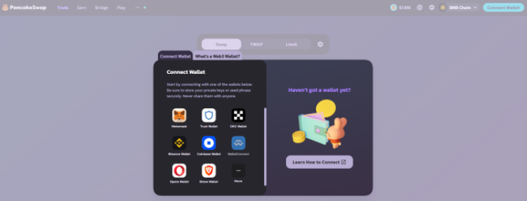 Connecting Your Wallet to PancakeSwap