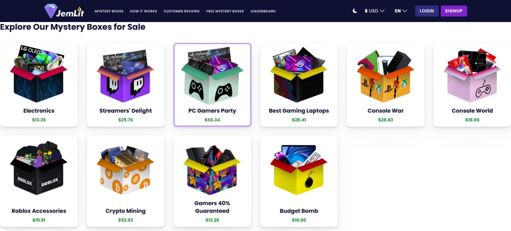 Gaming Boxes