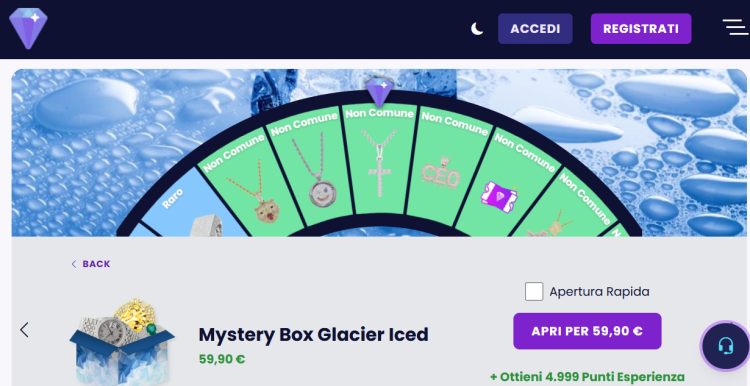 JemLit home page - mystery box gioielli