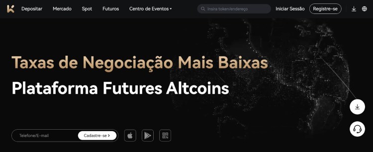 KCEX é uma plataforma de criptomoedas com taxas de negociações acessíveis