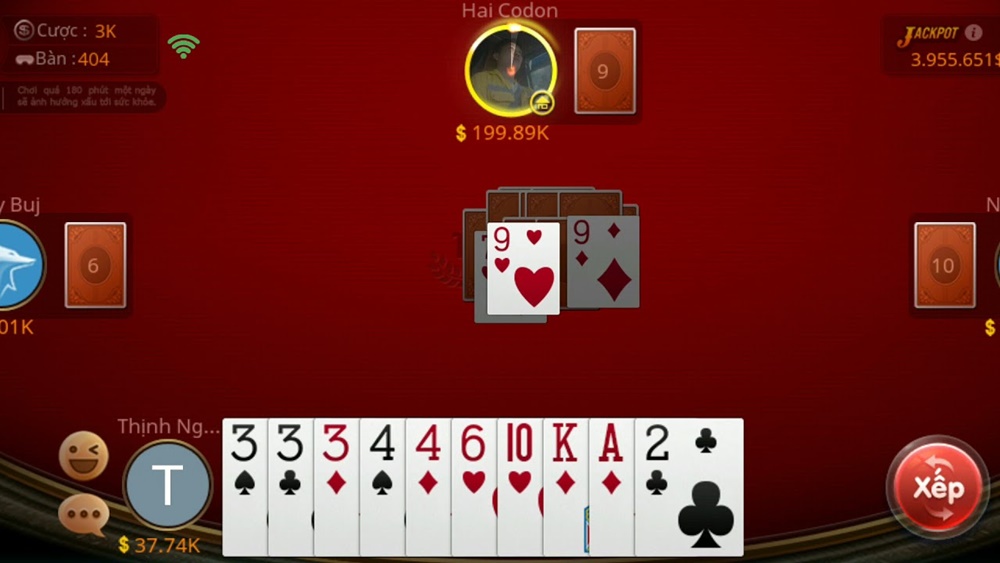 Khả năng ghi nhớ bài tốt giúp bet thủ chiến thắng Tiến Lên miền Nam