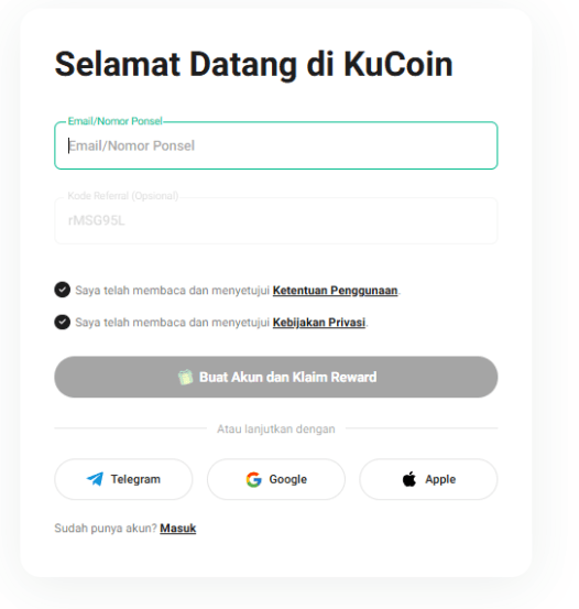 Cara Beli Fartcoin - Kucoin