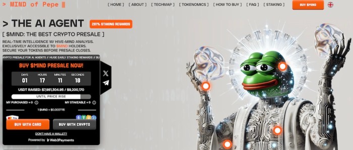 The MIND of Pepe presale