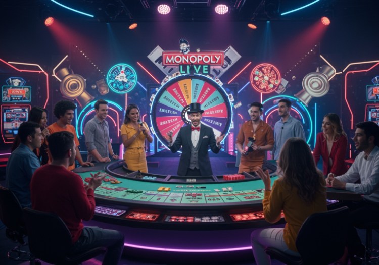 Live casino spēļu šovi - Monopoly
