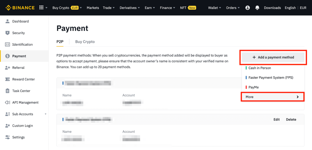 Payment Method