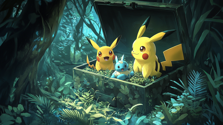 Pokemon mystery box.