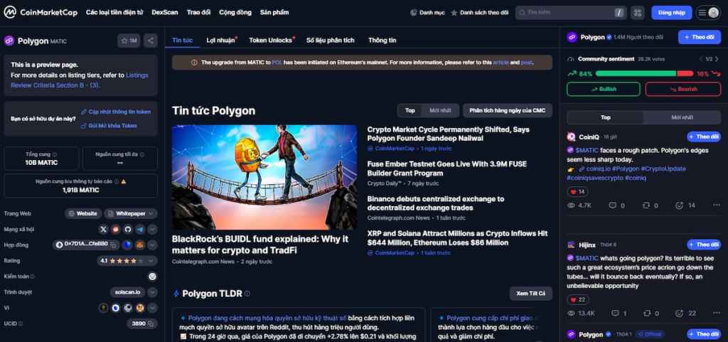 Polygon Tiền xu cho đầu tư dài hạn
