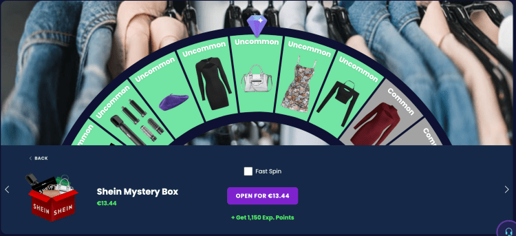 Shein mystery box na platforme JemLit