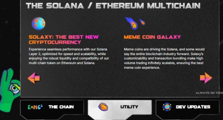 Solaxy Presale Website