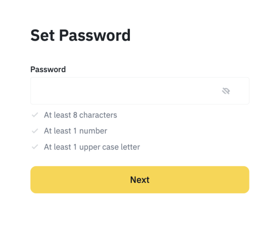 Set A passowrd