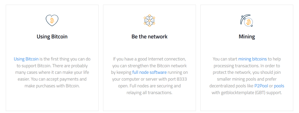 Využití bitcoinu.