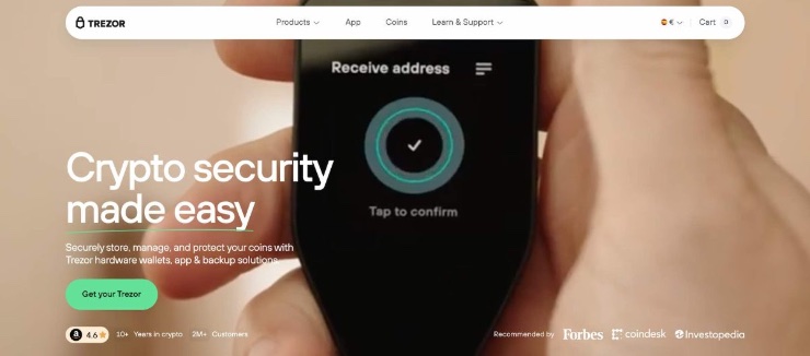 Trezor najlepšia krypto peňaženka