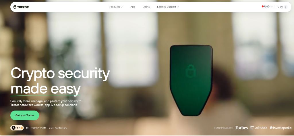 Trezor удобство и надеждна защита