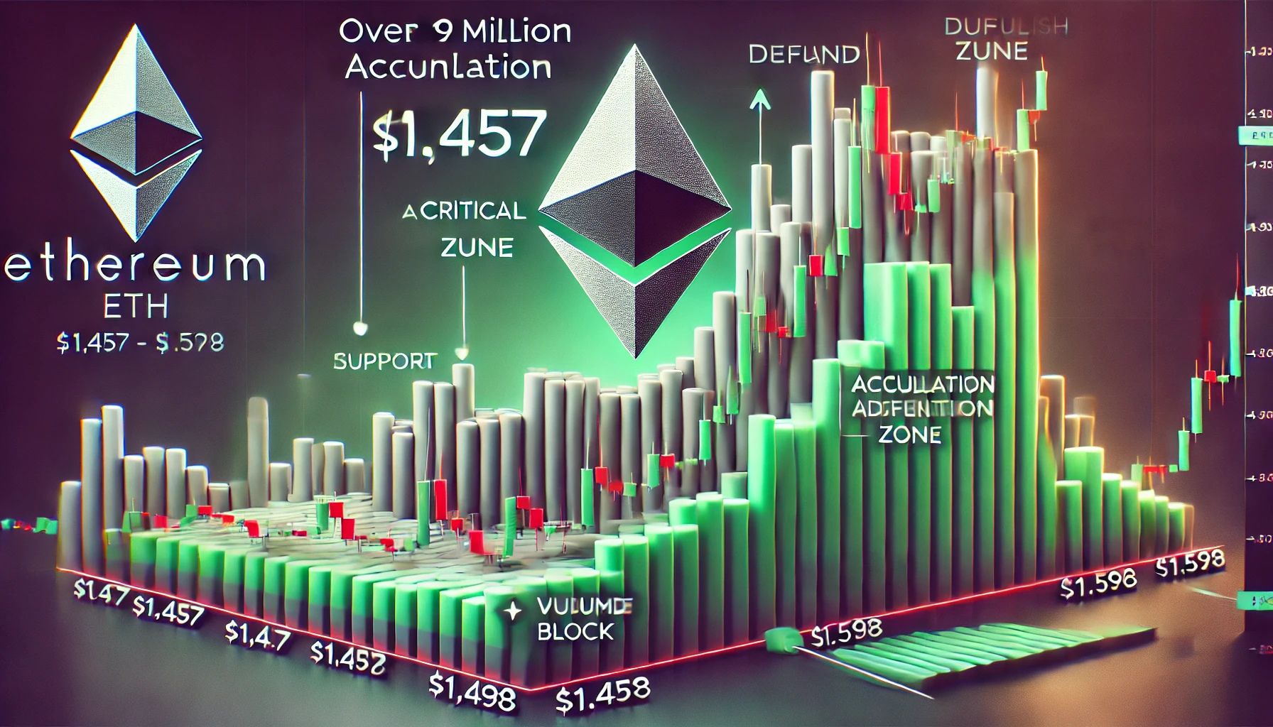Over 1.9M Ethereum Positioned Between $1,457 And $1,598 – Can Bulls Hold Support?
