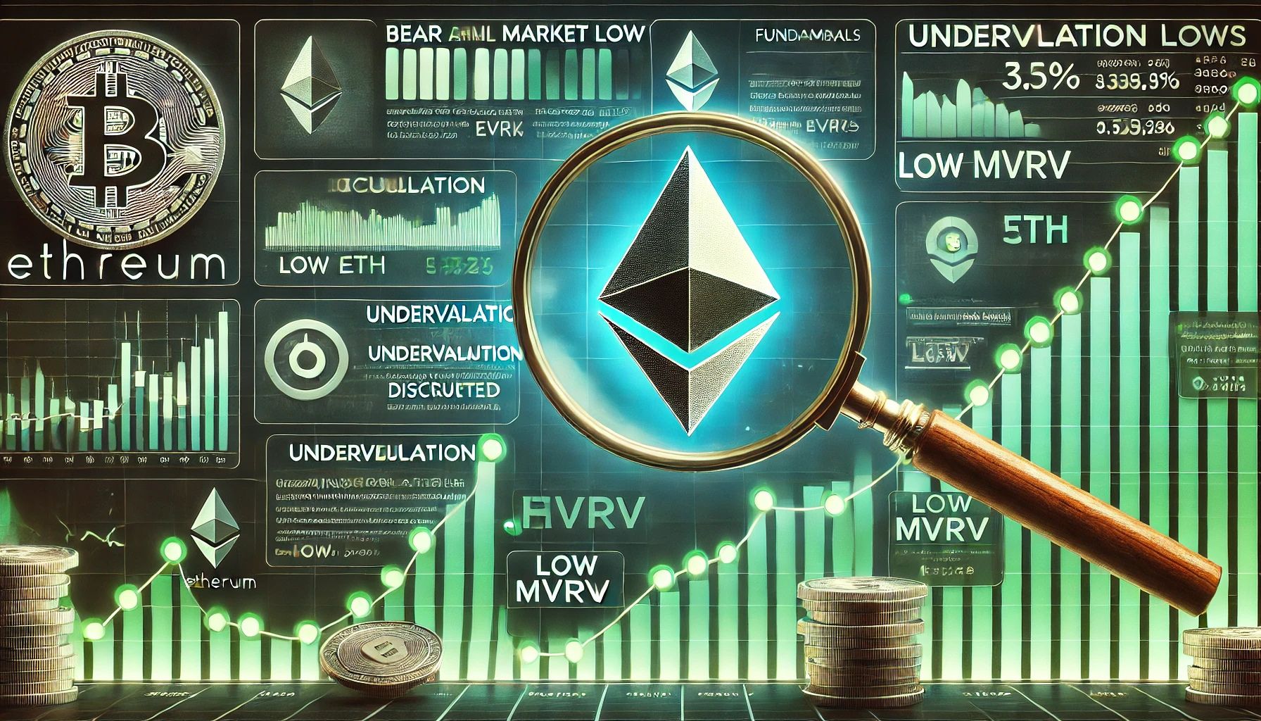 Ethereum Trades At Bear Market Lows: Fundamentals Signal Major Undervaluation Ethereum Trades At Bear Market Lows: Fundamentals Signal Major Undervaluation