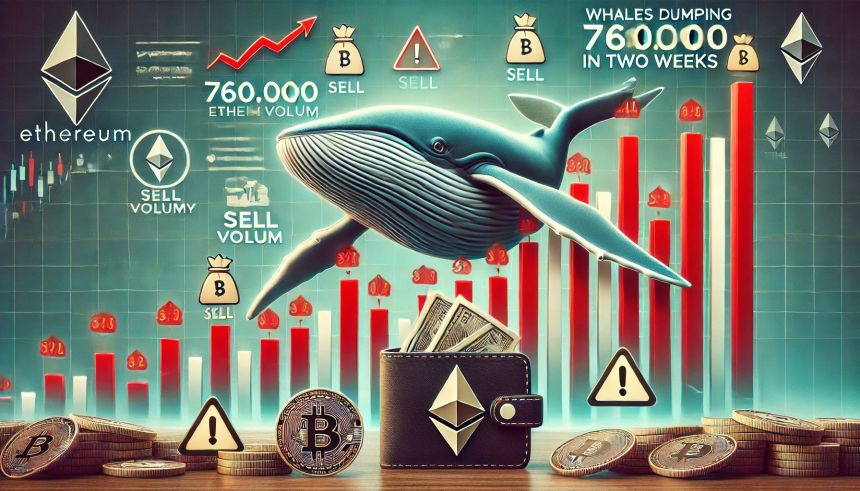 Whales Dump 760,000 Ethereum in Two Weeks – Is More Selling Ahead?