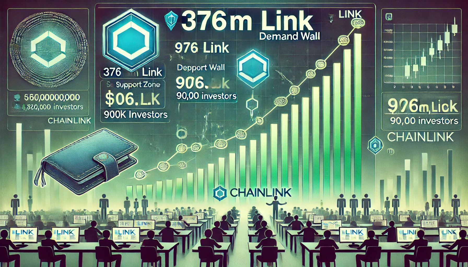 Massive Chainlink Demand Wall At $6.26 As 90K Investors Buy 376M LINK