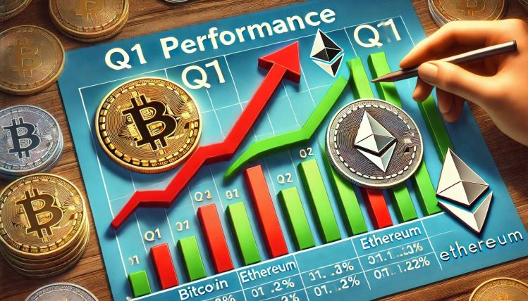 Ethereum Lags Behind BTC In Q1 Performance Amid Market Downturn – Details