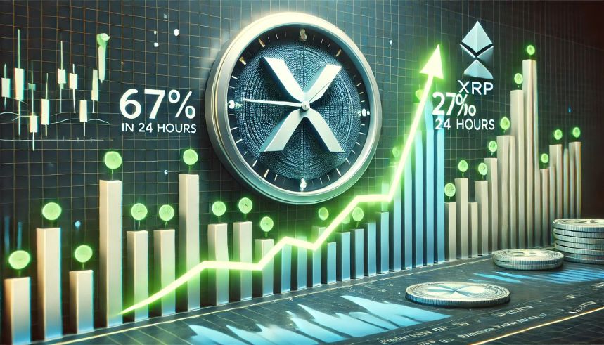 XRP 네트워크 활동은 24 시간 만에 67% 증가합니다.