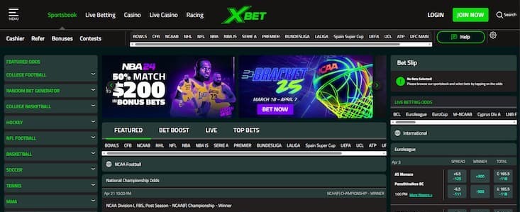 XBet Sports Betting Sites