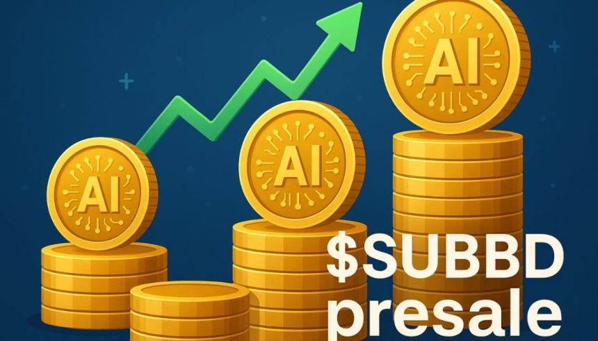 AI Coins Rise 2.55%, $AIC Jumps 57%, Demand for $SUBBD's Creator Economy Vision Grows