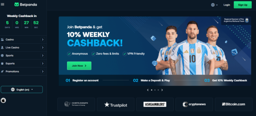 BetPanda - saņem lielisku iepazīšanās bonusu līdz pat 1 BTC